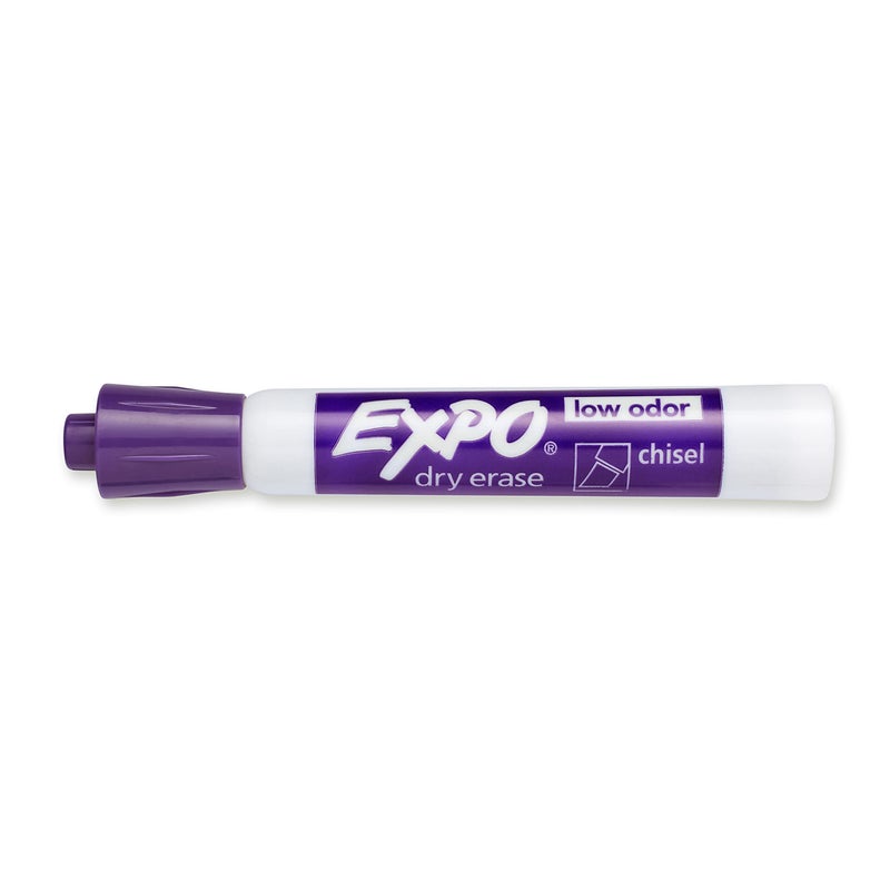 EXPO 80008 Low-Odor Dry Erase Markers, Chisel Tip, Purple, 12-Count - Image 3
